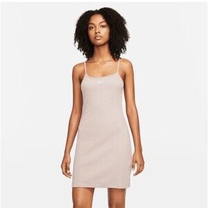 Nike Dress Size Small Essential Ribbed Activewear Tight Bodycon Mini Dress NWT